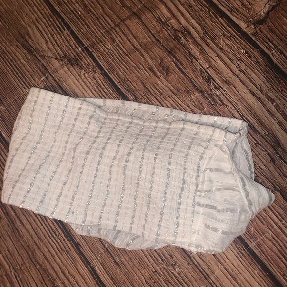 Free People striped bow front bandeau top S - Picture 2 of 3